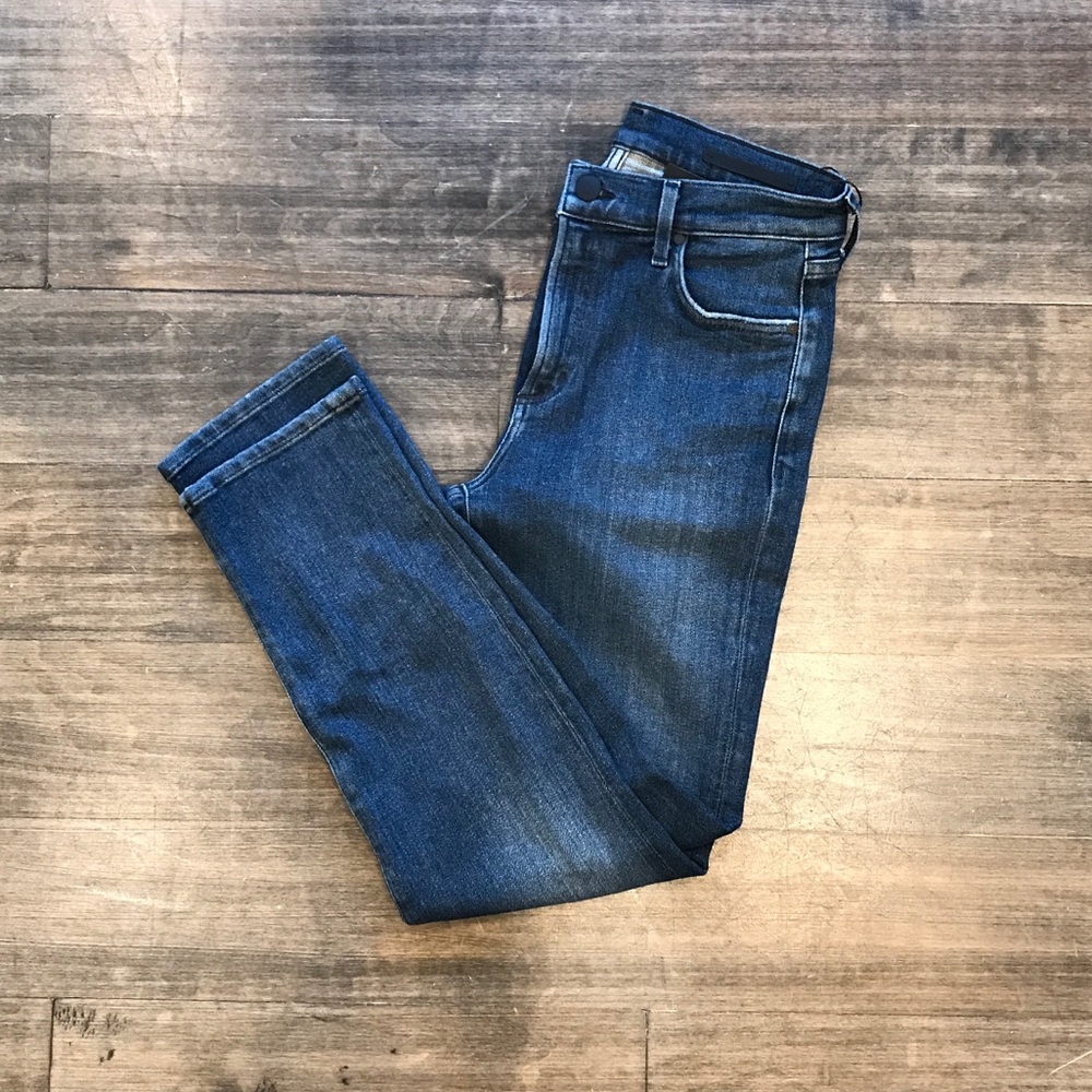 Goldsign Semi-fit High Rise Slim Straight Crop NWT